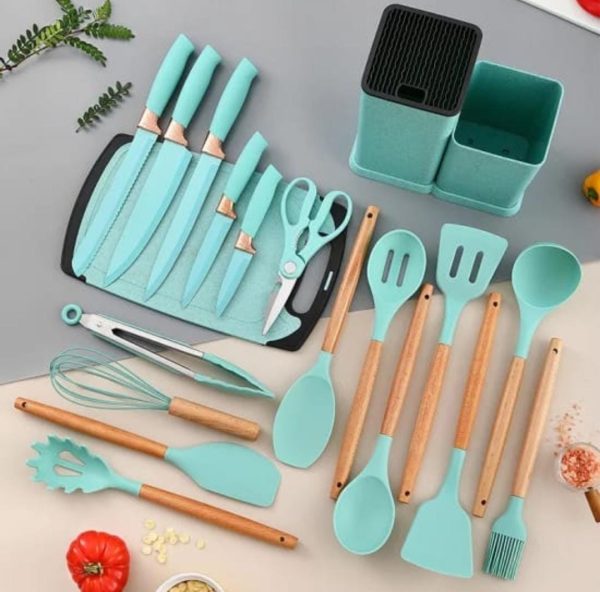 Executive Silicone Spoons - 19PC