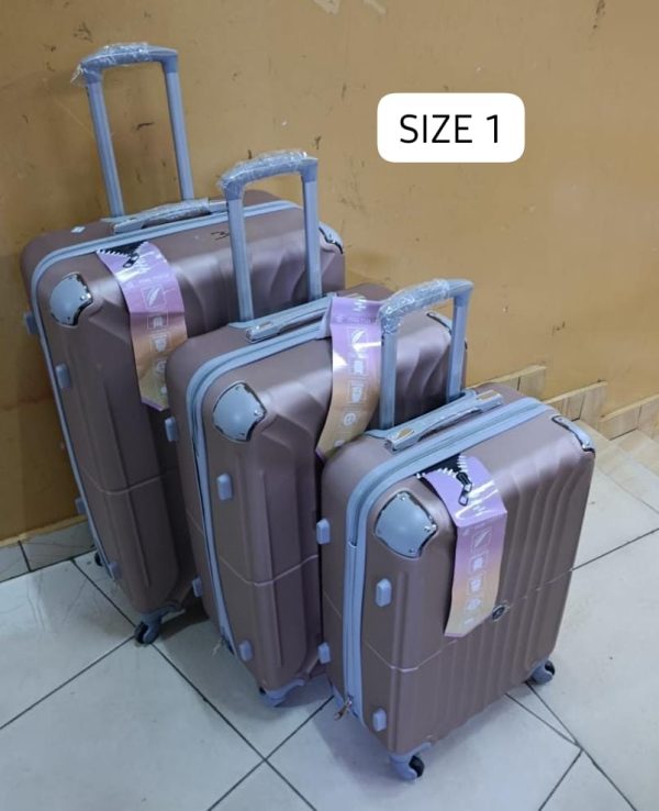 3 in 1 Luxurious Fibre Suitcase -  Size 1 - Image 2