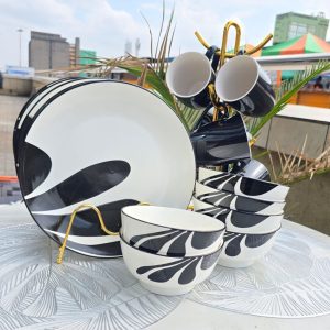 BLACK AND WHITE COMBO -18PC