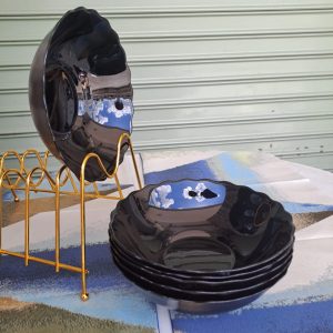 Black Bowls - 6Pcs