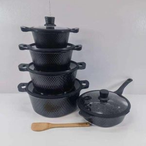 Bosch Cookware With Silicone Lid Covers - 11pc