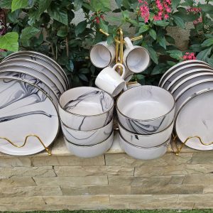 CERAMIC DINNER SET - 24pcs