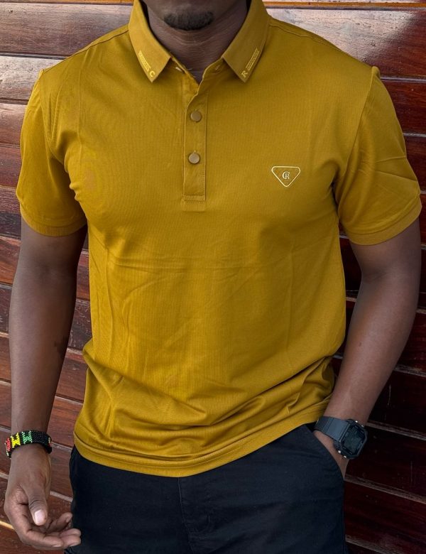 Cotton T-Shirts With Collar - Image 2