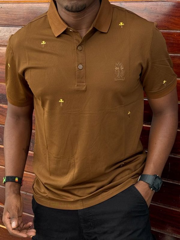 Cotton T-Shirts With Collar - Image 3