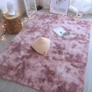 Fluffy Patched Carpets - 5x8