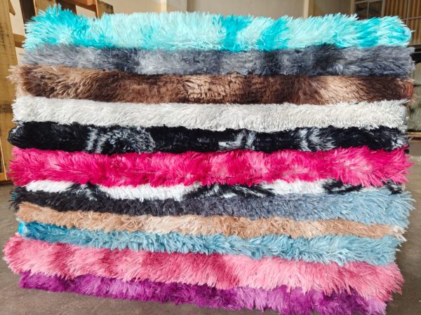 Fluffy Patched Carpets - 5x8 - Image 4