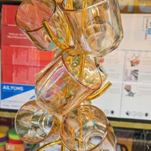Gold Tea Glass