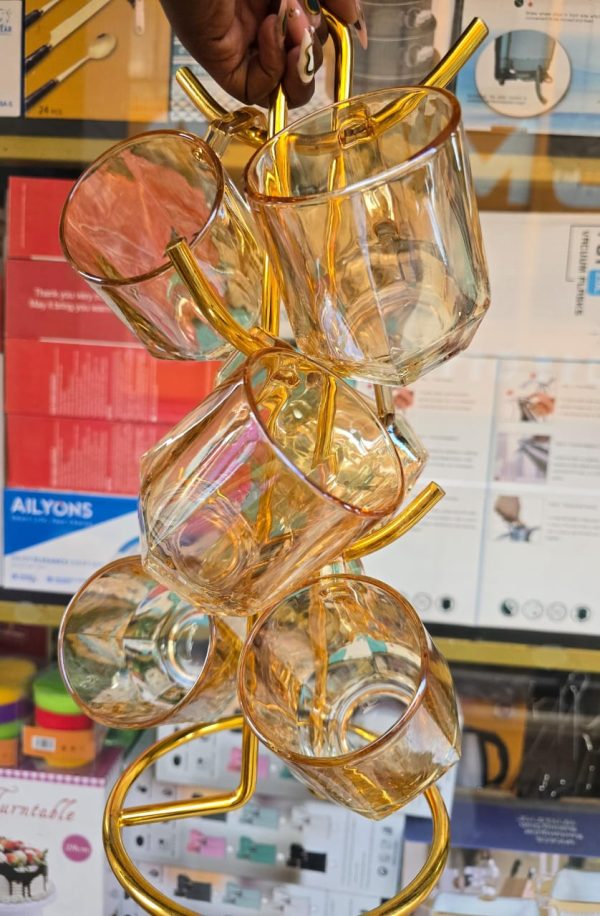 Gold Tea Glass