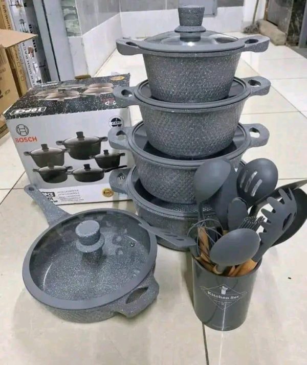 Kitchenware + Silicon Spoon Set