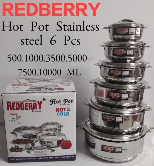 REDBERRY Hotpots - 6pcs