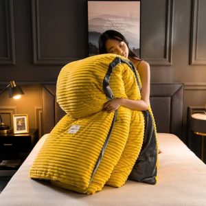 Single velvet woolen duvet - 6x6
