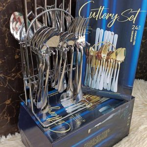 Stainless Cutlery Sets - 24 pcs 