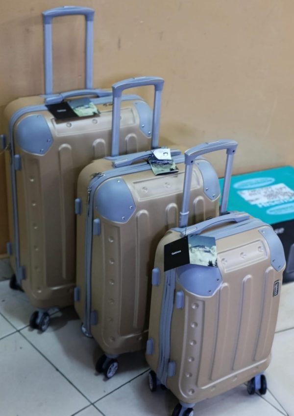 3 in 1 Luxurious Fibre Suitcase - SIZE 4 - Image 5